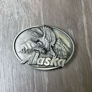 J&H Sales Anchorage, Alaska, bald eagle belt buckle